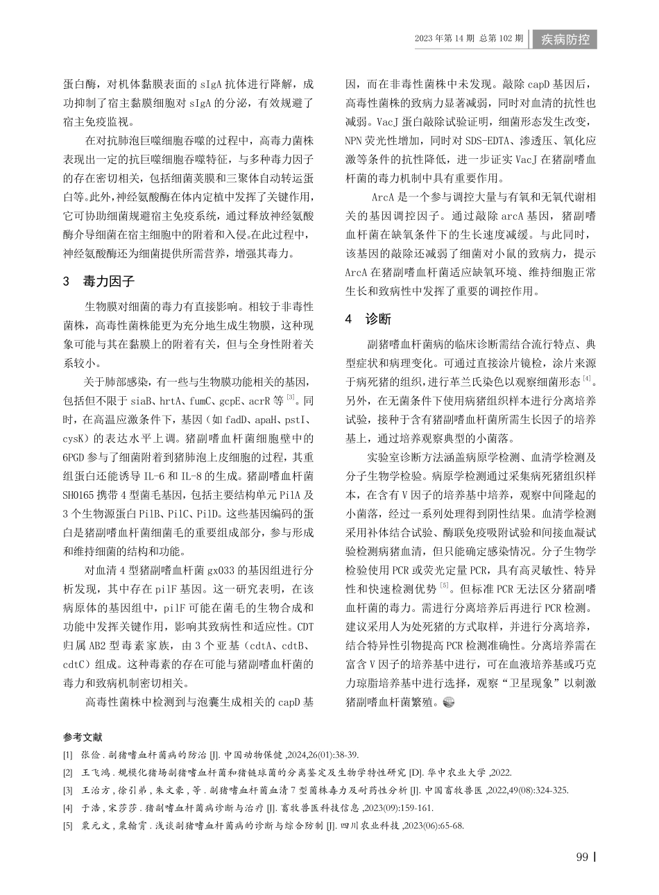 副猪嗜血杆菌的流行病学、发病机制及诊断研究.pdf_第2页