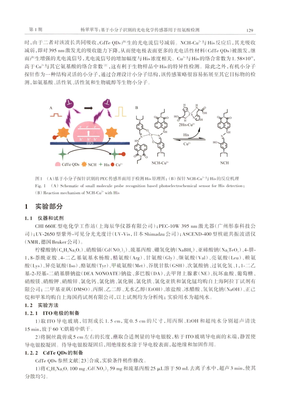 基于小分子识别的光电化学传感器用于组氨酸检测.pdf_第2页