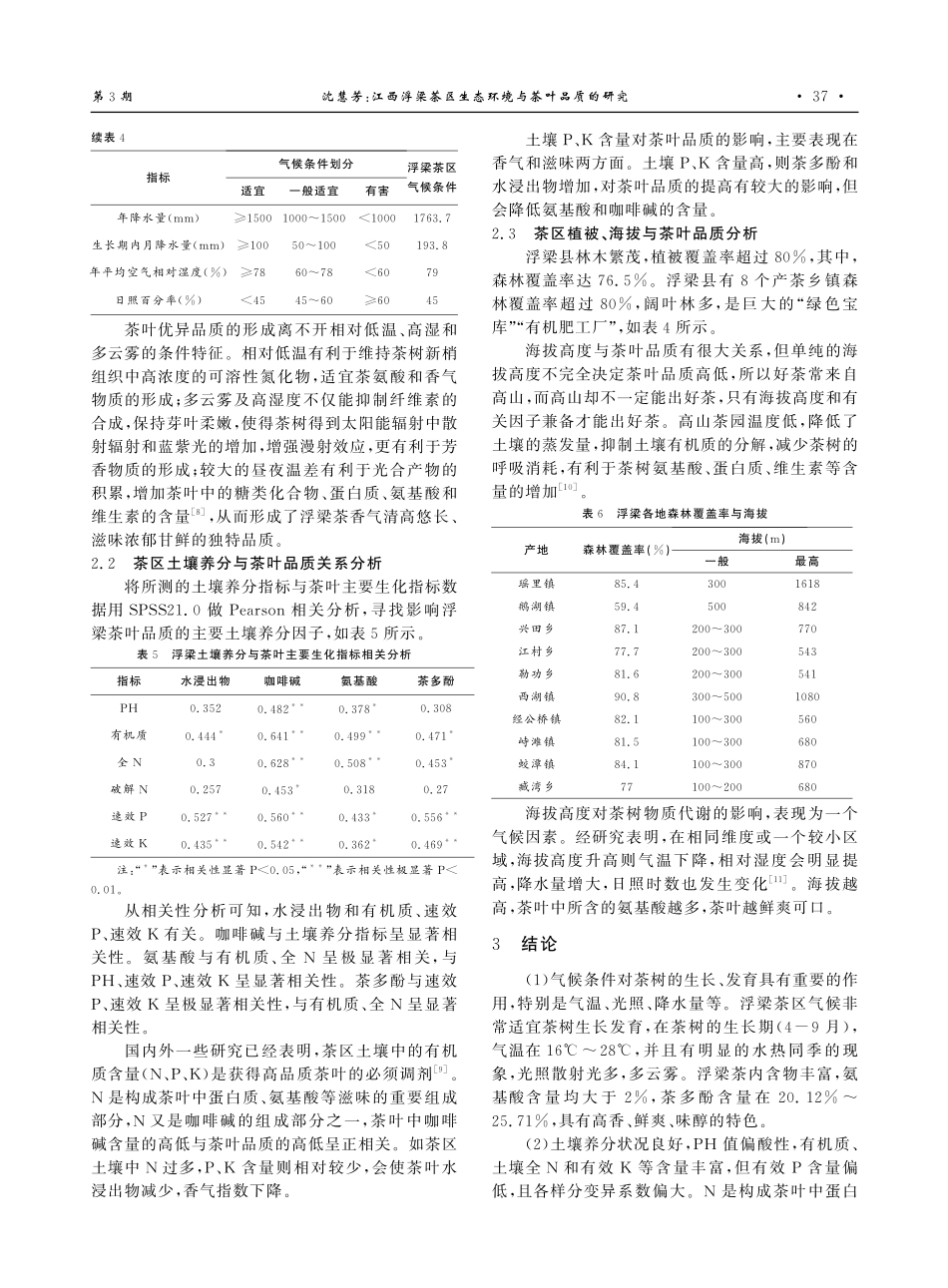 江西浮梁茶区生态环境与茶叶品质的研究.pdf_第3页