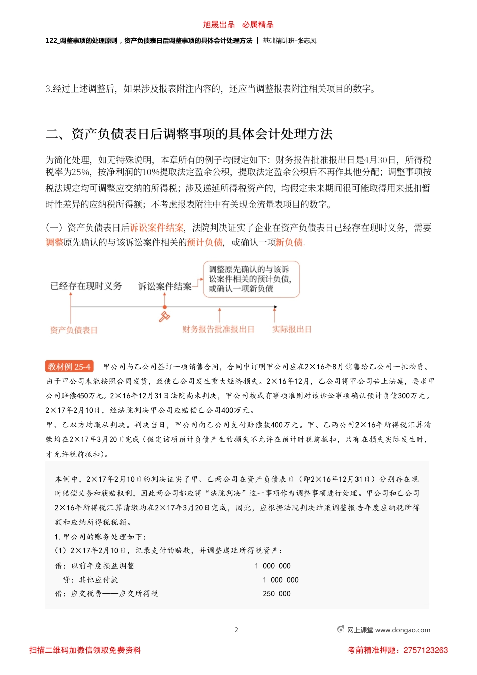 A122_调整事项的处理原则资产负债表日后调整事项的具体会计处理方法.pdf_第2页