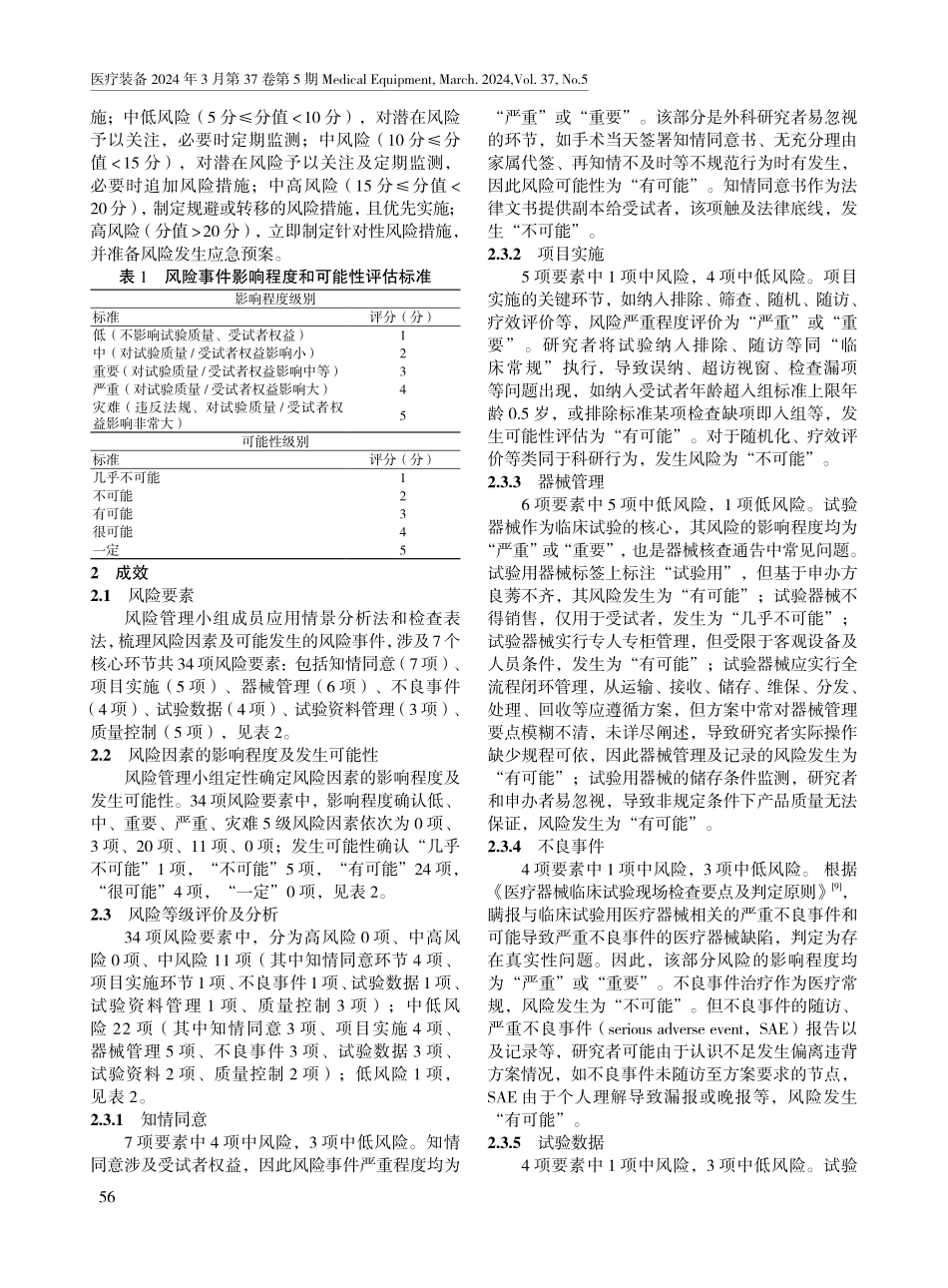 基于风险的医疗器械临床试验实施的规范化管理.pdf_第2页