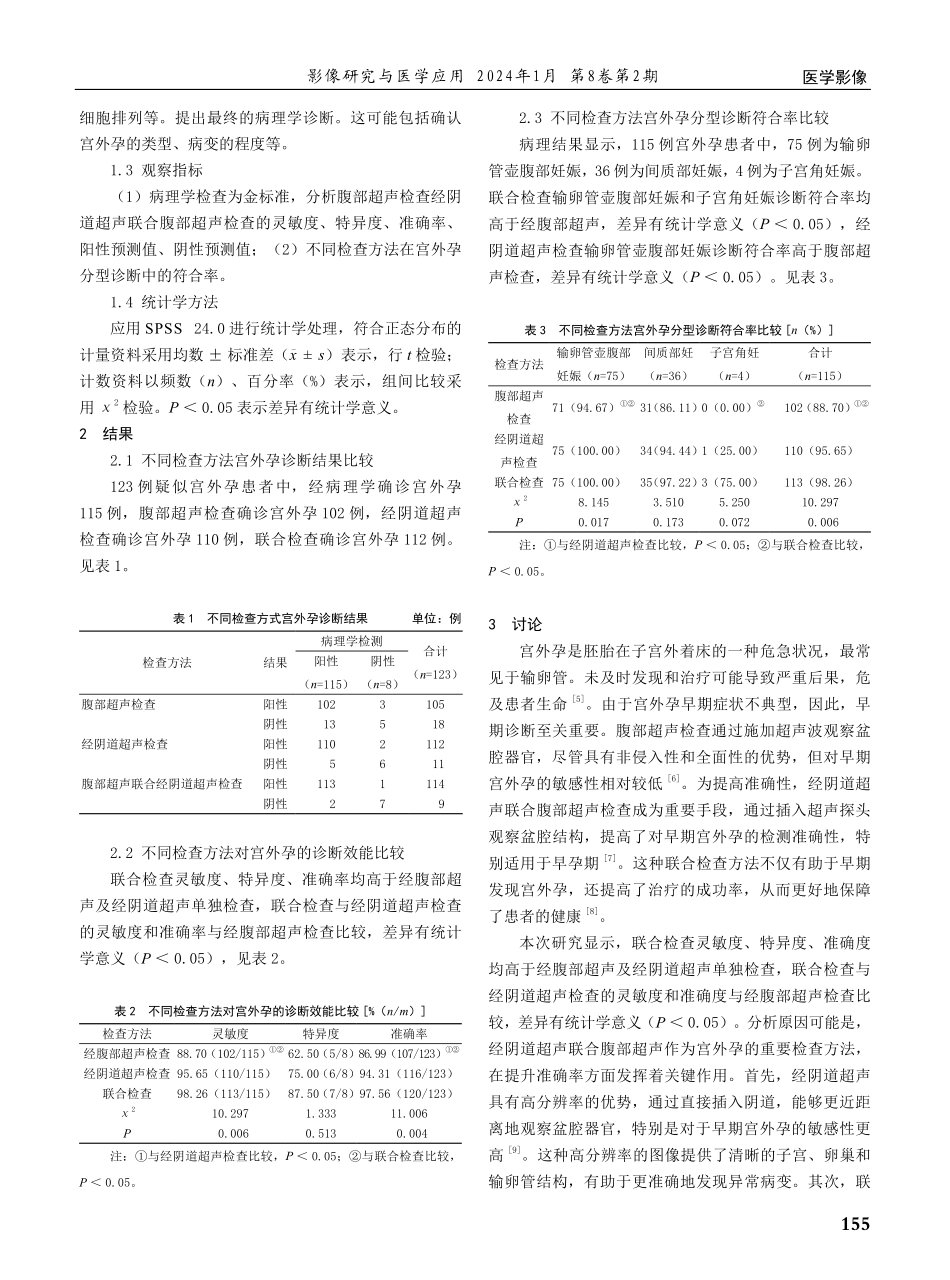 经阴道超声联合腹部超声在宫外孕中的诊断效能分析.pdf_第2页