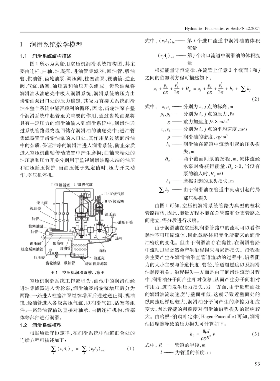 空气压缩机润滑系统建模及试验分析.pdf_第2页