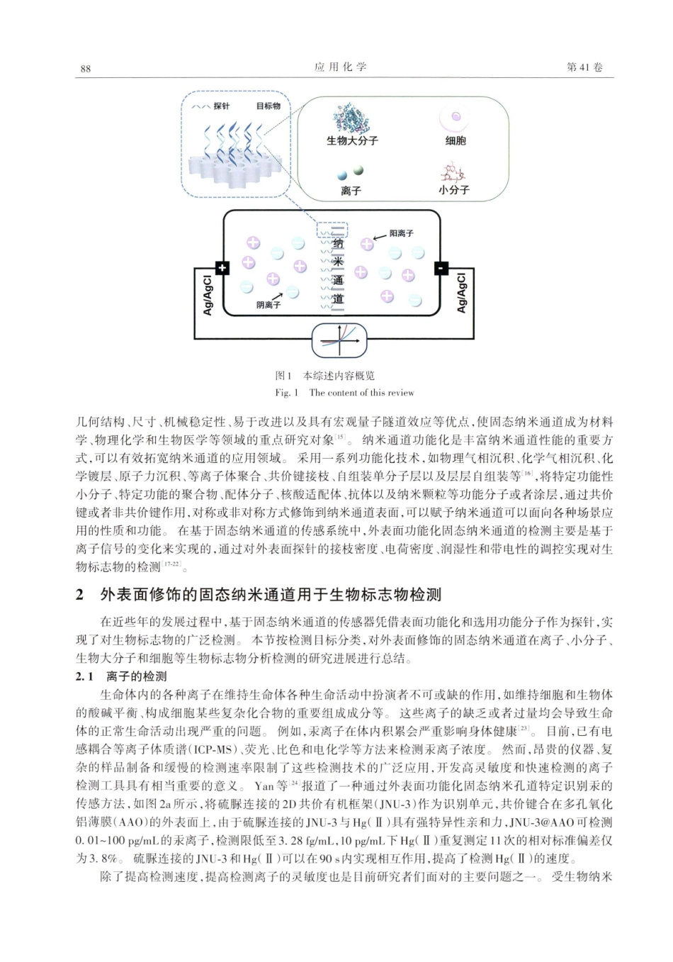 基于外表面修饰的固态纳米通道用于生物标志物分析的研究进展.pdf_第2页