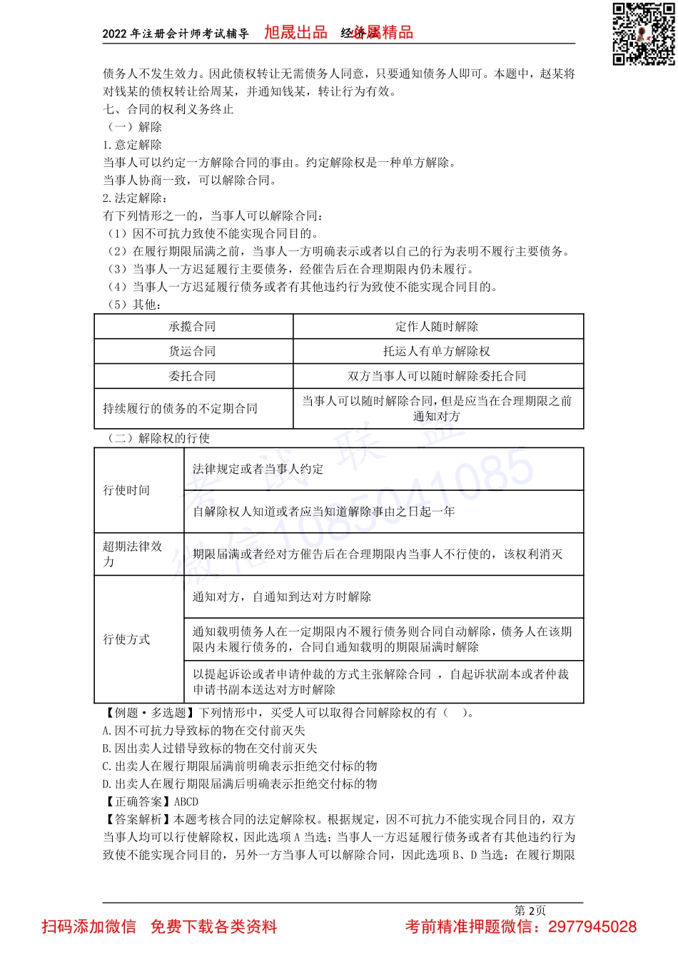 09第四章　合同的转让、合同的权利义务终止、买卖合同（2022.4.5）.pdf_第2页