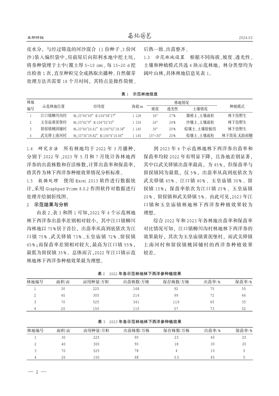 秦岭山区林下西洋参种植实践与分析.pdf_第2页