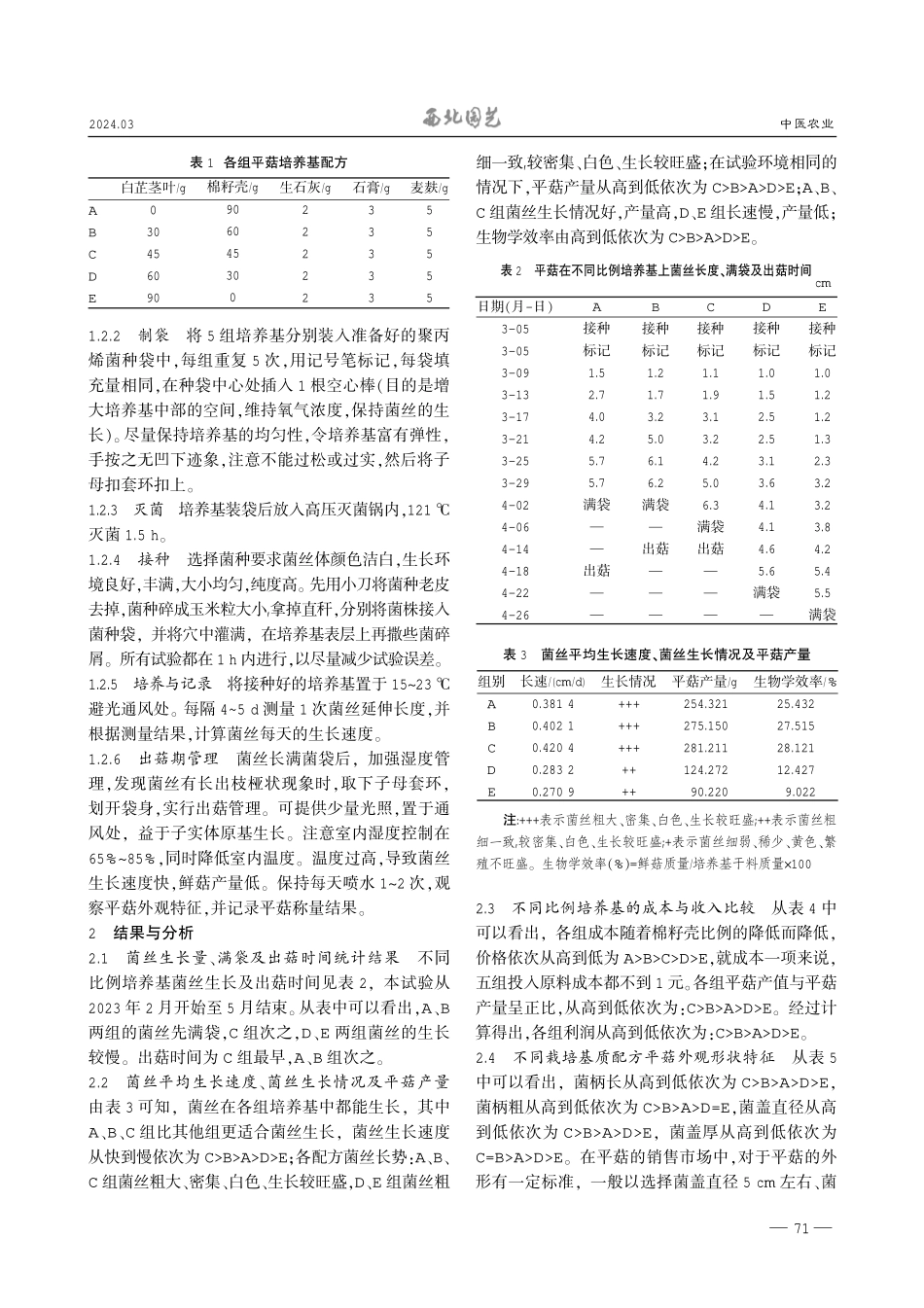 基于中医农业思想利用白芷茎叶栽培平菇试验研究.pdf_第2页