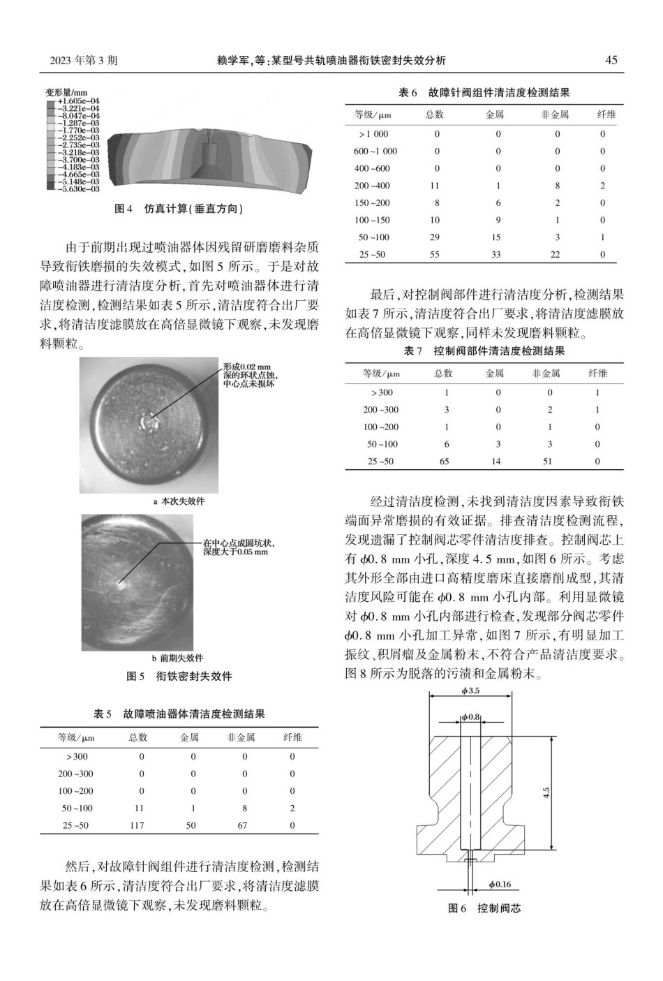 某型号共轨喷油器衔铁密封失效分析.pdf_第3页