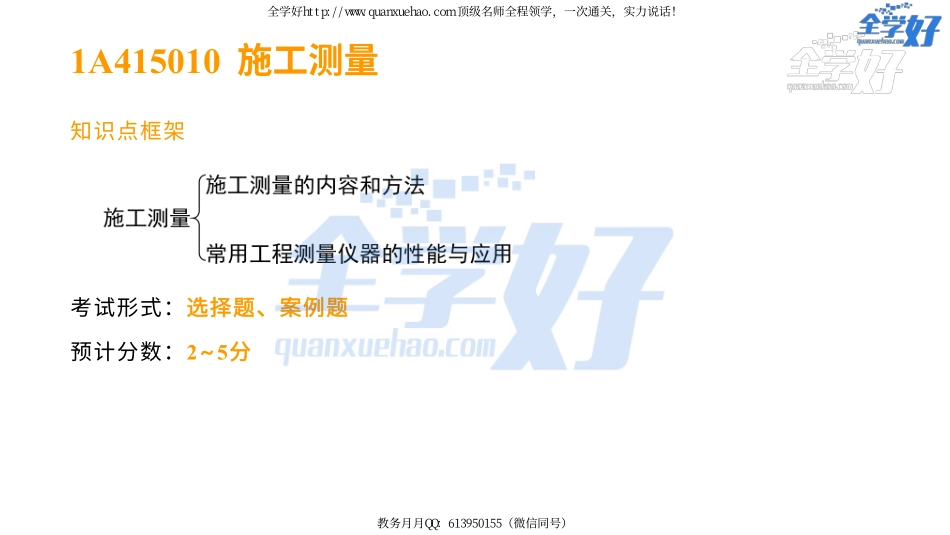 2022年一建建筑实务精讲课程--8---1A415010 施工测量.pdf_第3页