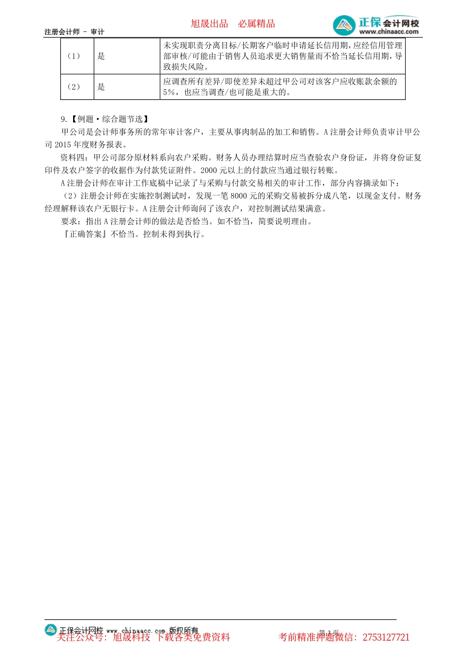 第09-1201讲　销售与收款循环审计_create.pdf_第3页