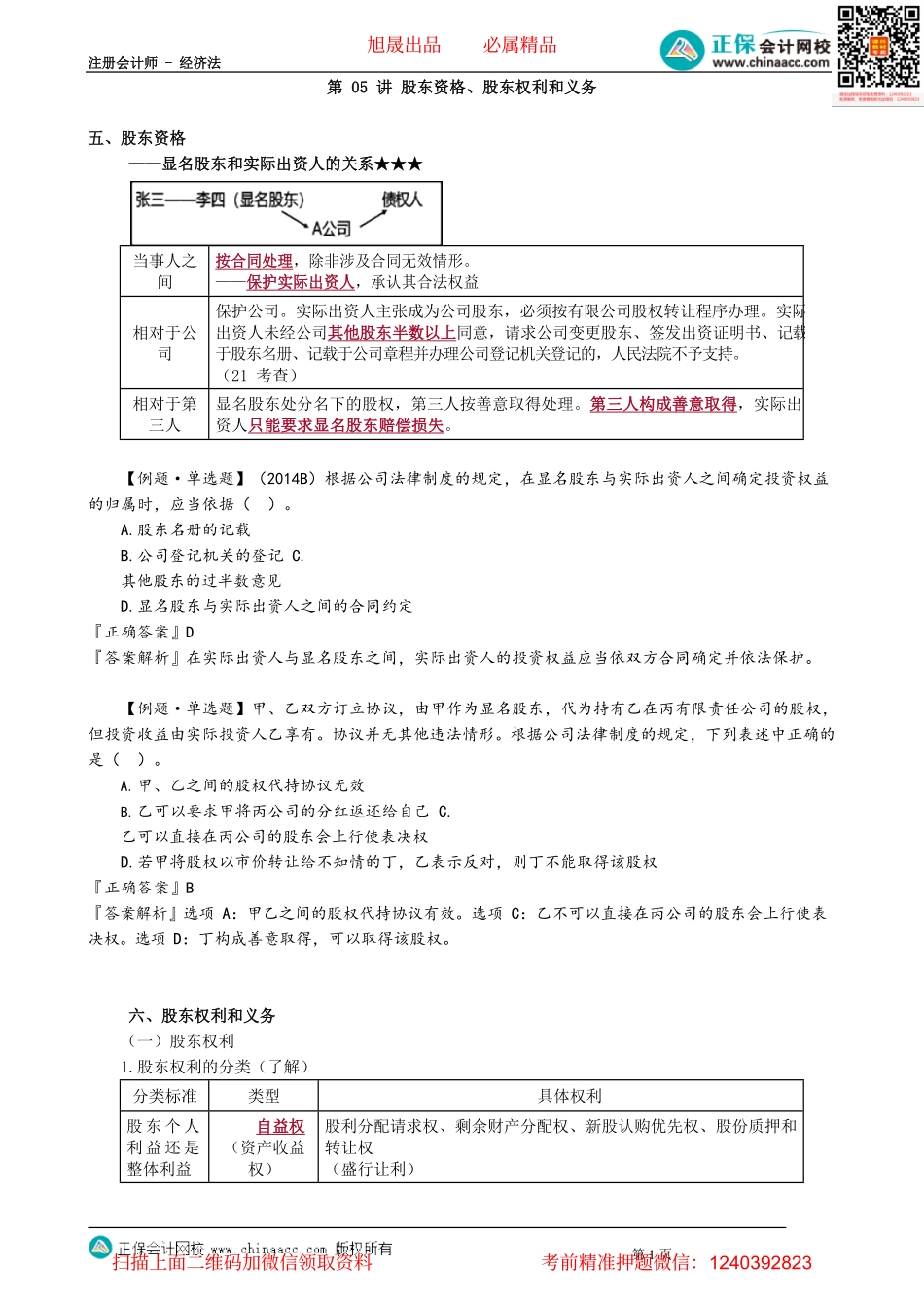 第0605讲　股东资格、股东权利和义务_create.pdf_第1页