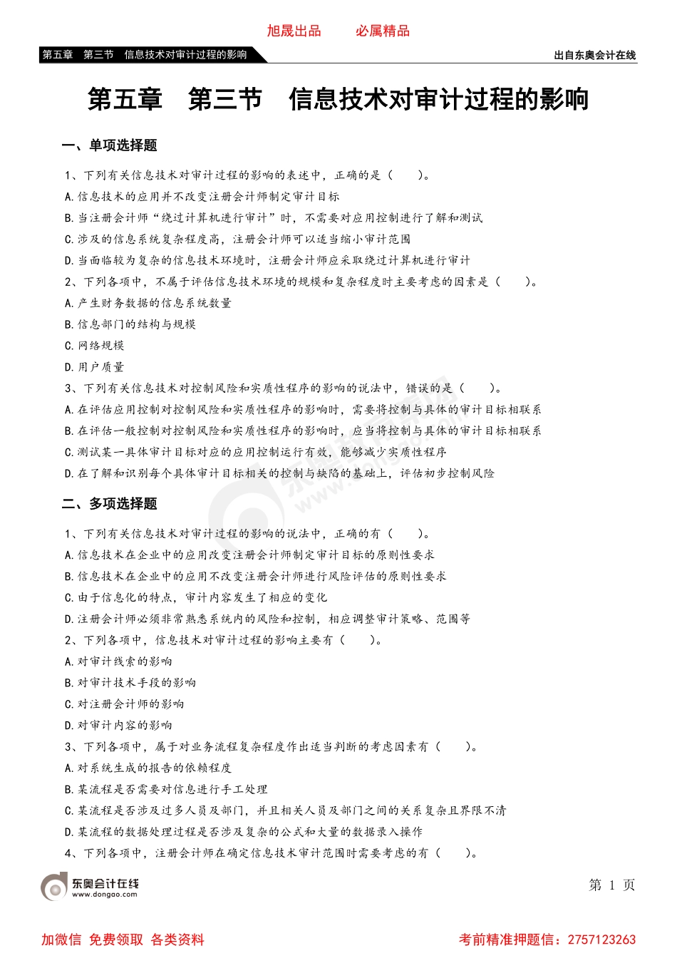 第五章 第三节 信息技术对审计过程的影响.pdf_第1页
