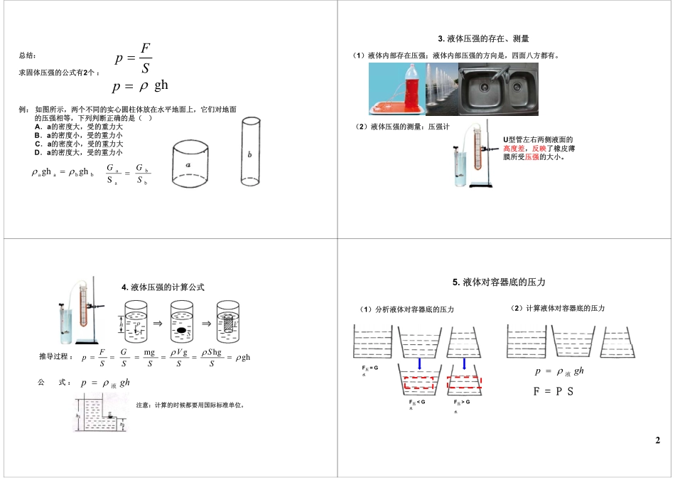 浮力压强知识快速梳理.pdf_第2页