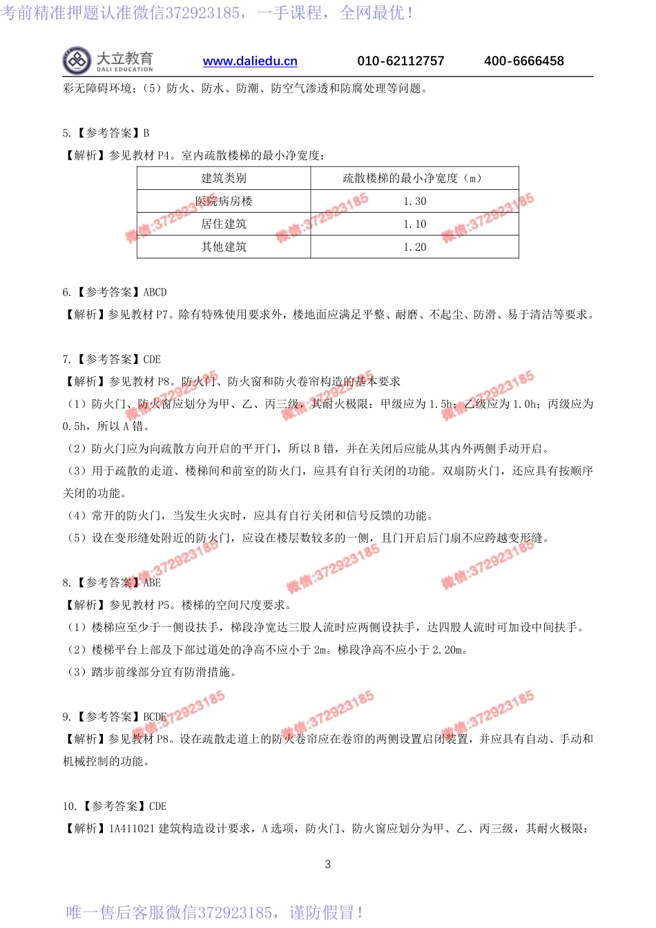 2022一建《建筑》章节题参考答案.pdf_第3页