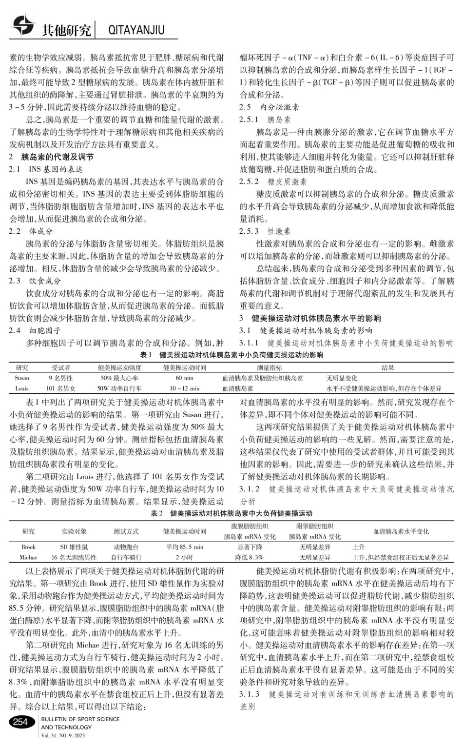 健美操运动对胰岛素抵抗的调节及其在代谢紊乱中的作用研究.pdf_第2页