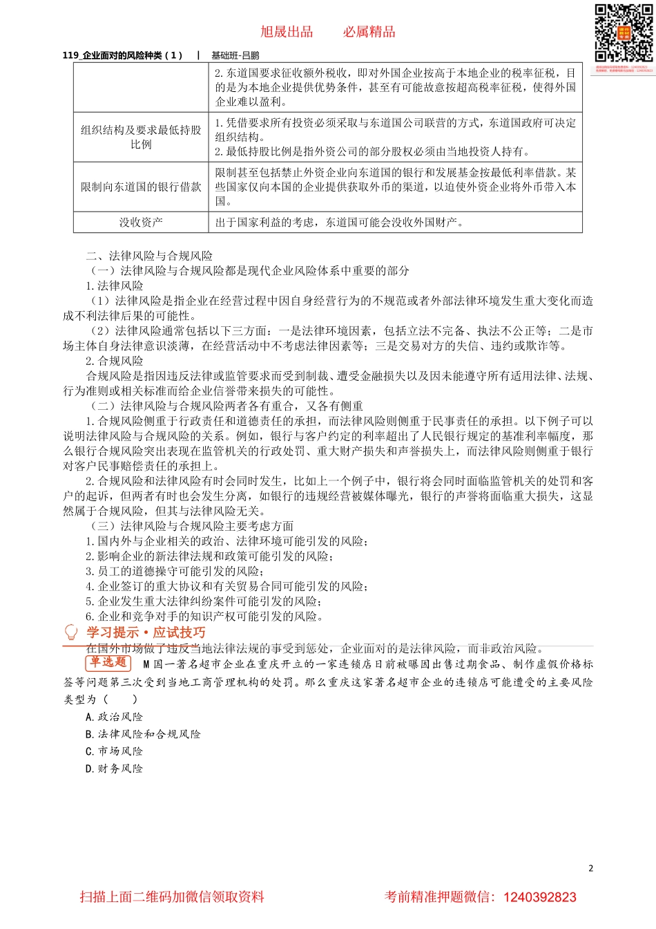 A119_企业面对的风险种类（1）.pdf_第2页