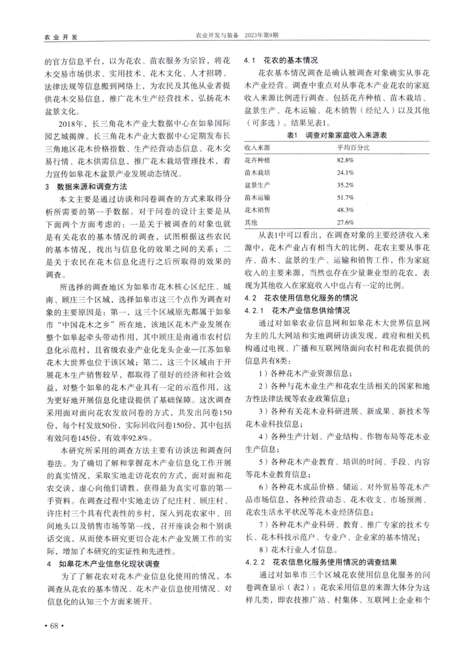 江苏如皋花木产业信息化服务调查及问题分析.pdf_第2页