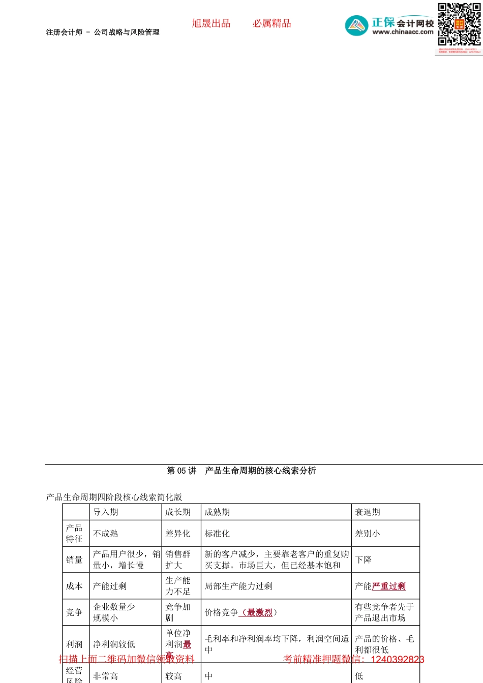 第0205讲　产品生命周期的核心线索分析.pdf_第1页