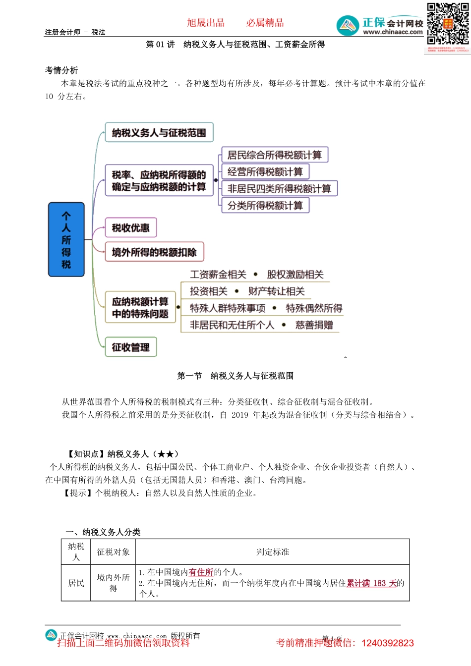 第0501讲　纳税义务人与征税范围、工资薪金所得_create.pdf_第1页