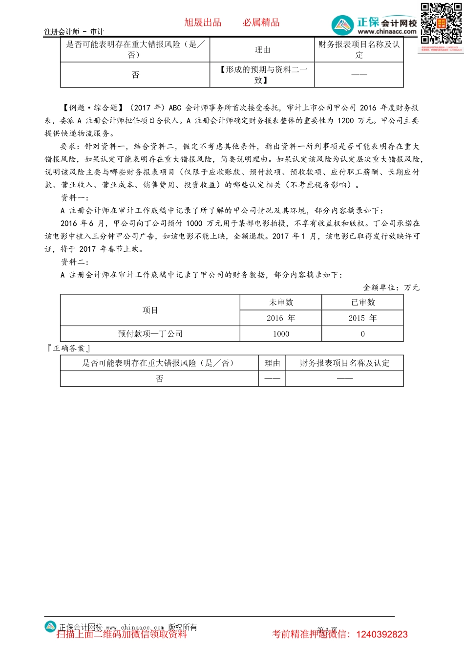 第0702讲　风险评估程序和信息来源——询问、分析程序_create.pdf_第3页