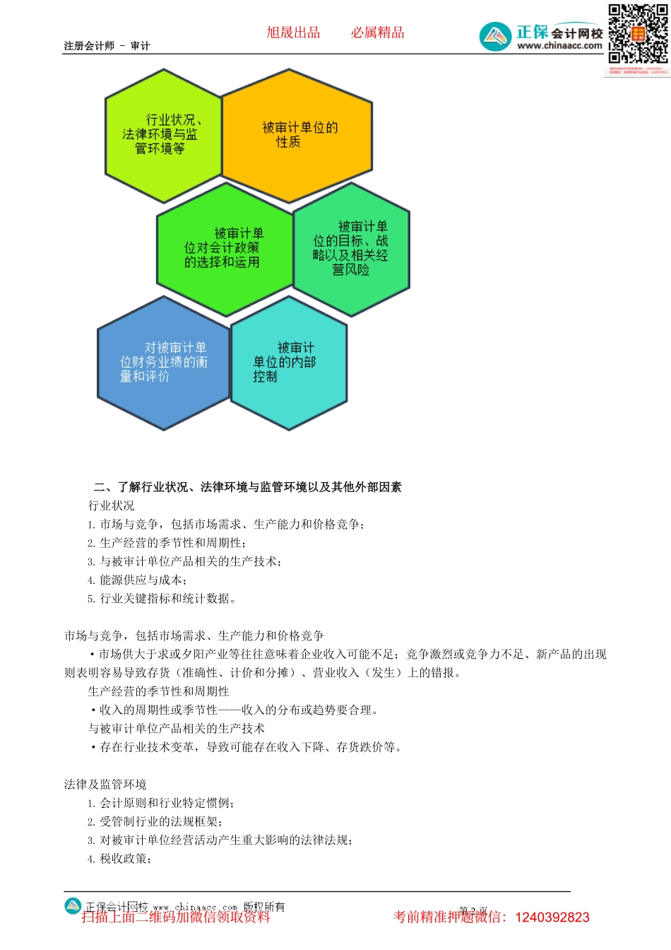 第0702讲　项目组内部讨论、了解被审计单位及其环境_create.pdf_第2页