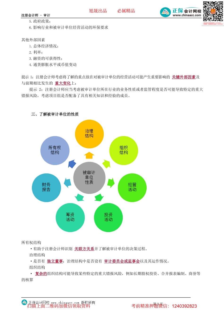 第0702讲　项目组内部讨论、了解被审计单位及其环境_create.pdf_第3页
