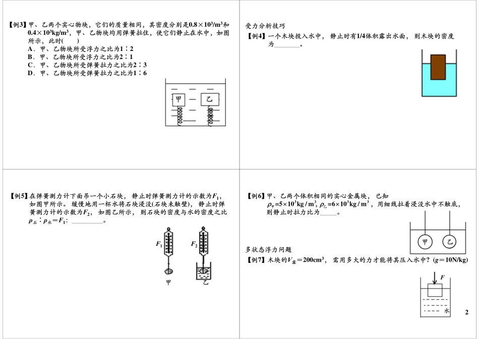 浮力单元复习—基本题型.pdf_第2页
