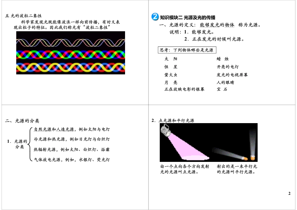 光现象—直线传播、反射(1).pdf_第2页