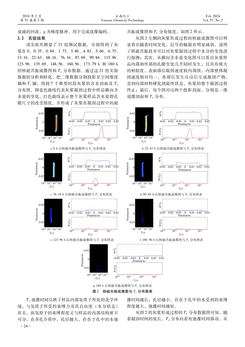 古建筑灰浆材料早期硬化过程的核磁共振实验研究.pdf_第3页