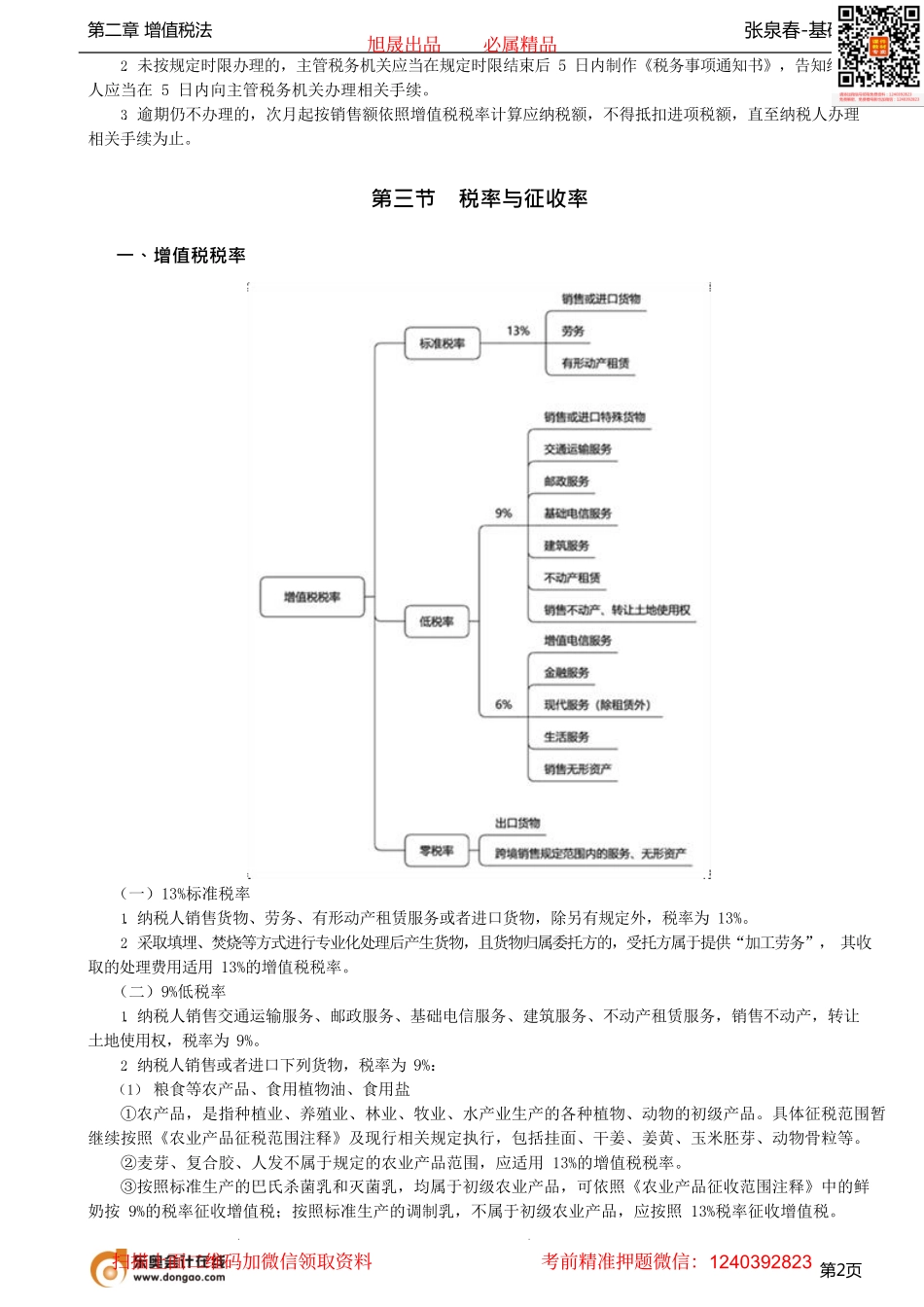第09讲_一般纳税人和小规模纳税人的登记、增值税税率.pdf_第2页