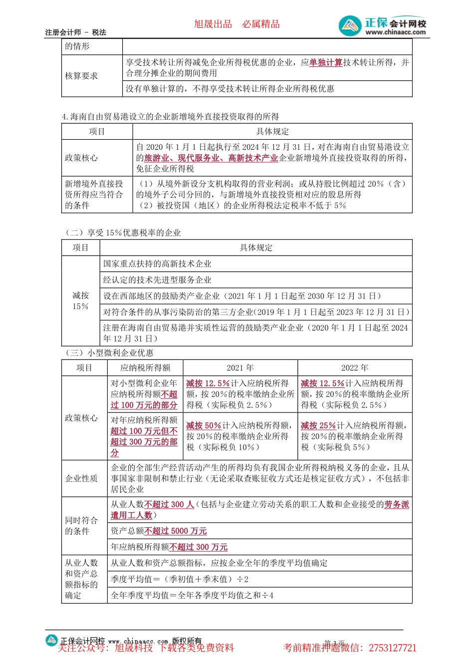 第0406讲　免征与减征、15％优惠税率的企业、小微企业优惠_create.pdf_第3页