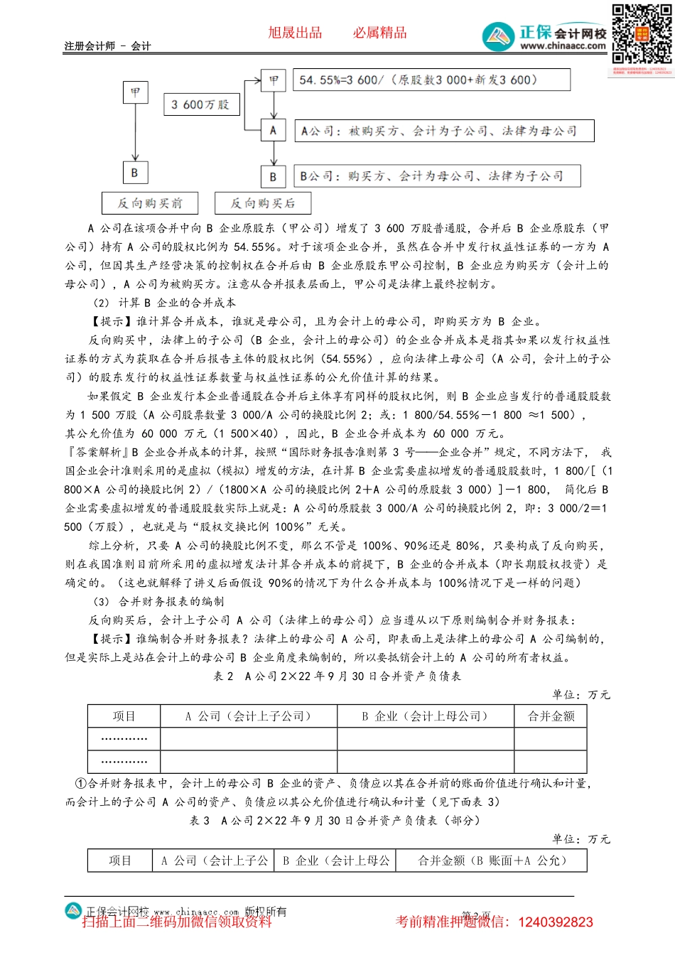 第2605讲　反向购买的会计处理_create.pdf_第2页