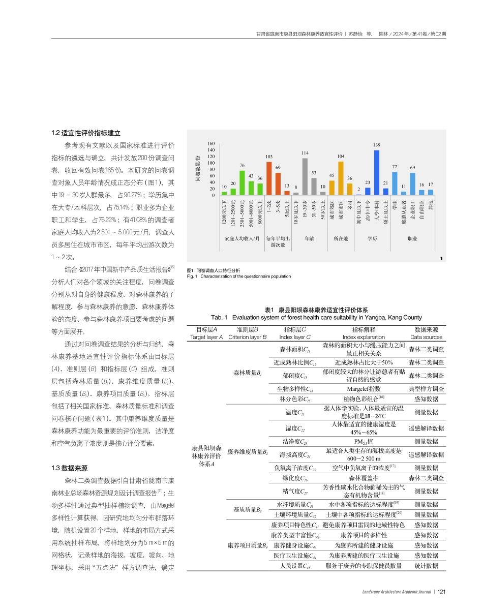 甘肃省陇南市康县阳坝森林康养适宜性评价.pdf_第3页