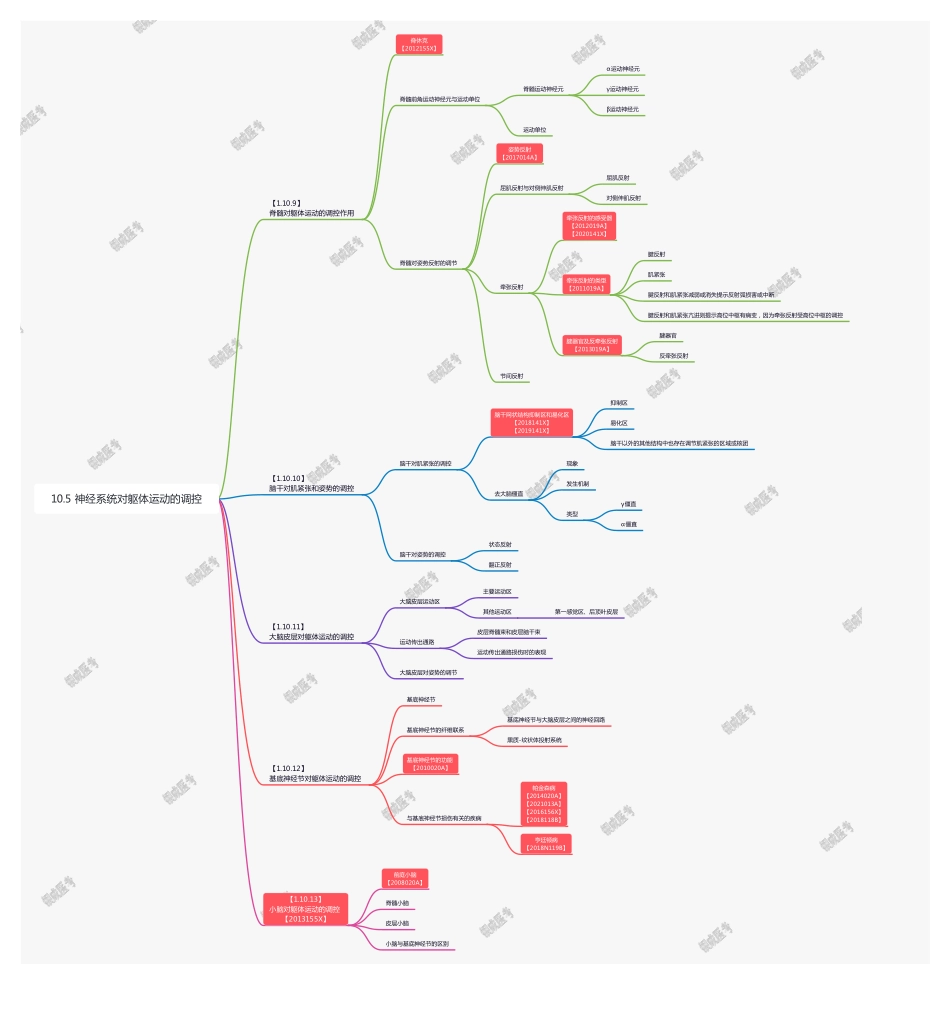 【221114】思维导图-10. 5 神经系统对躯体运动的调控 .pdf_第1页