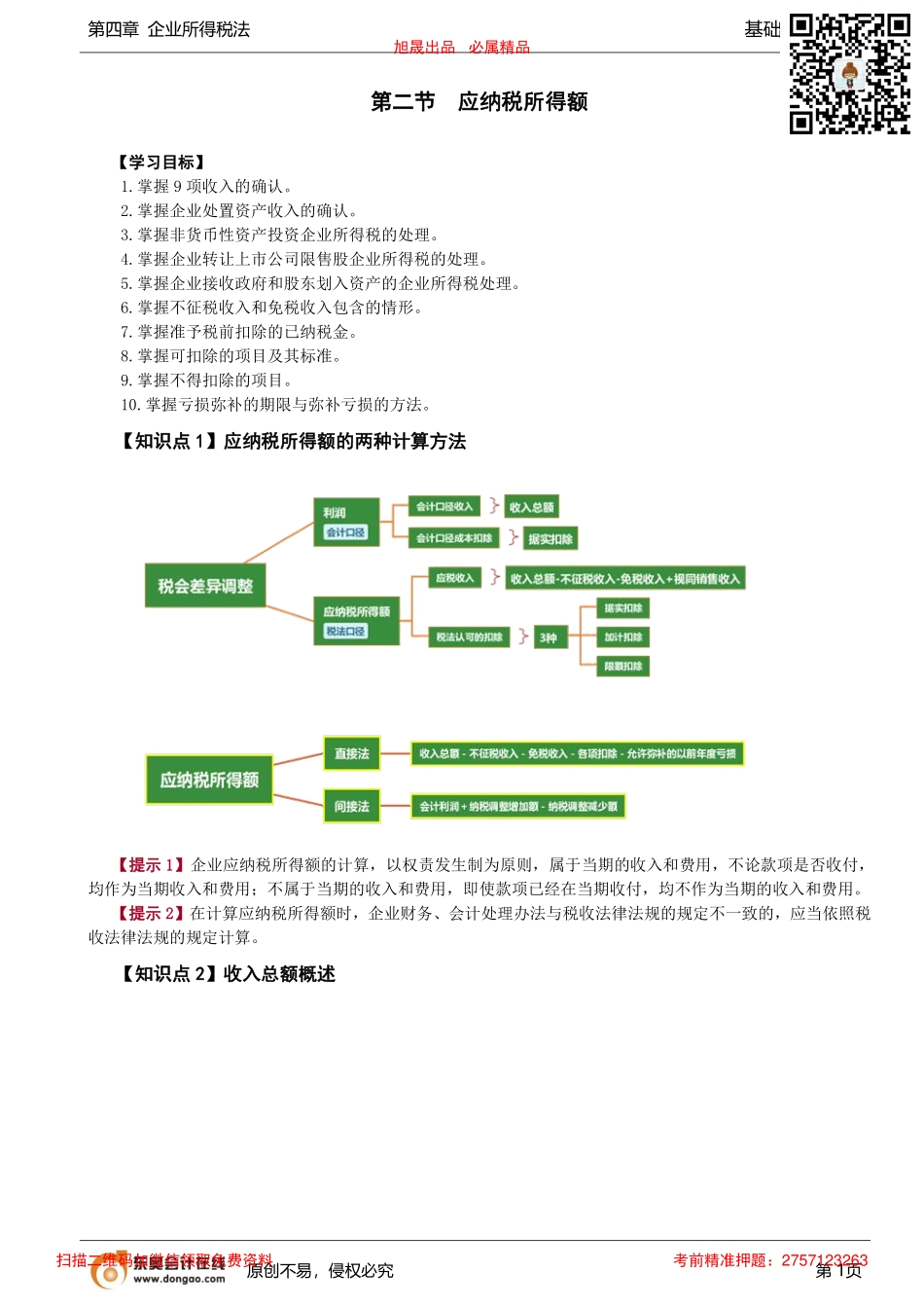 第61讲_应纳税所得额的两种计算方法、收入总额概述.pdf_第1页