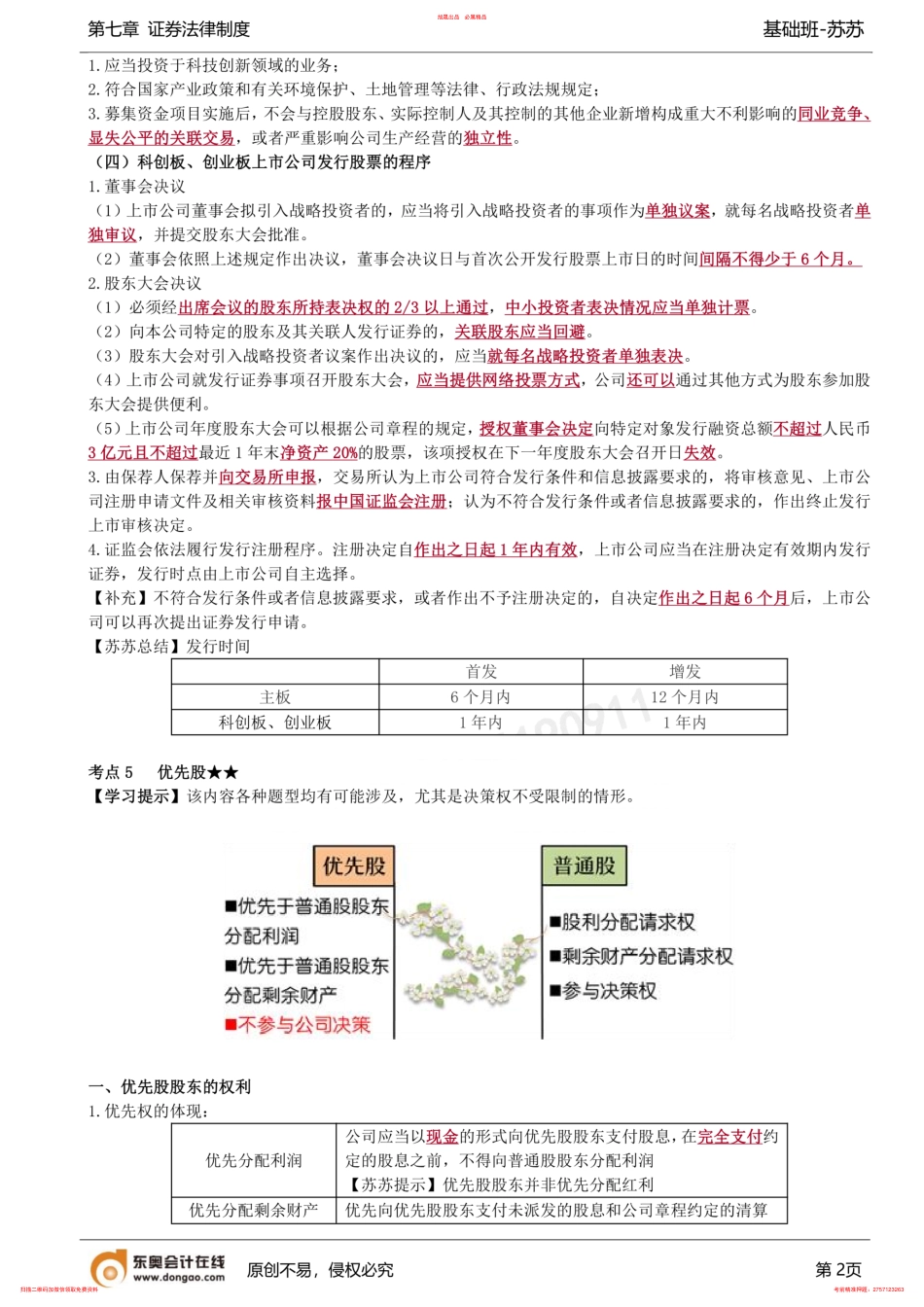 第64讲_上市公司增发股票（3）、优先股 .pdf_第2页