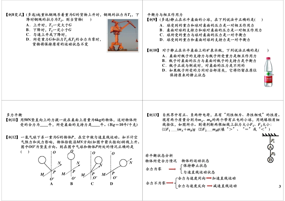 运动和力单元复习—知识梳理.pdf_第3页