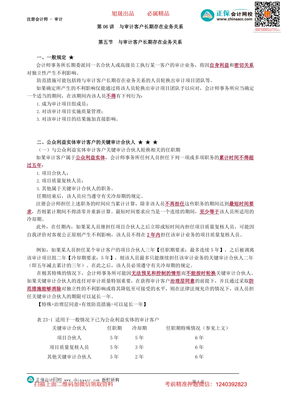 第2306讲　与审计客户长期存在业务关系_create.pdf_第1页