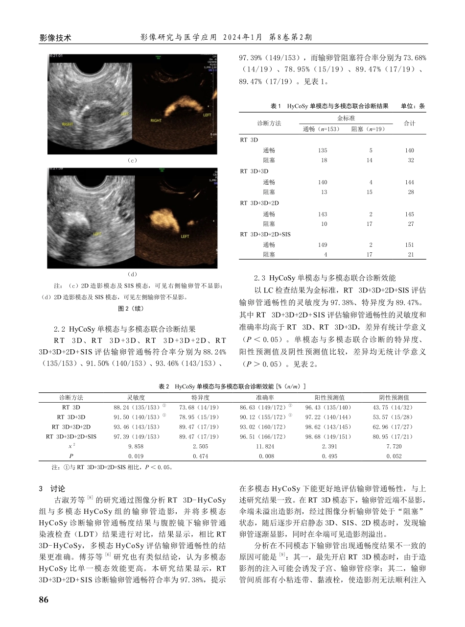 多模态子宫输卵管超声造影对不孕症患者输卵管通畅度的临床应用价值.pdf_第3页