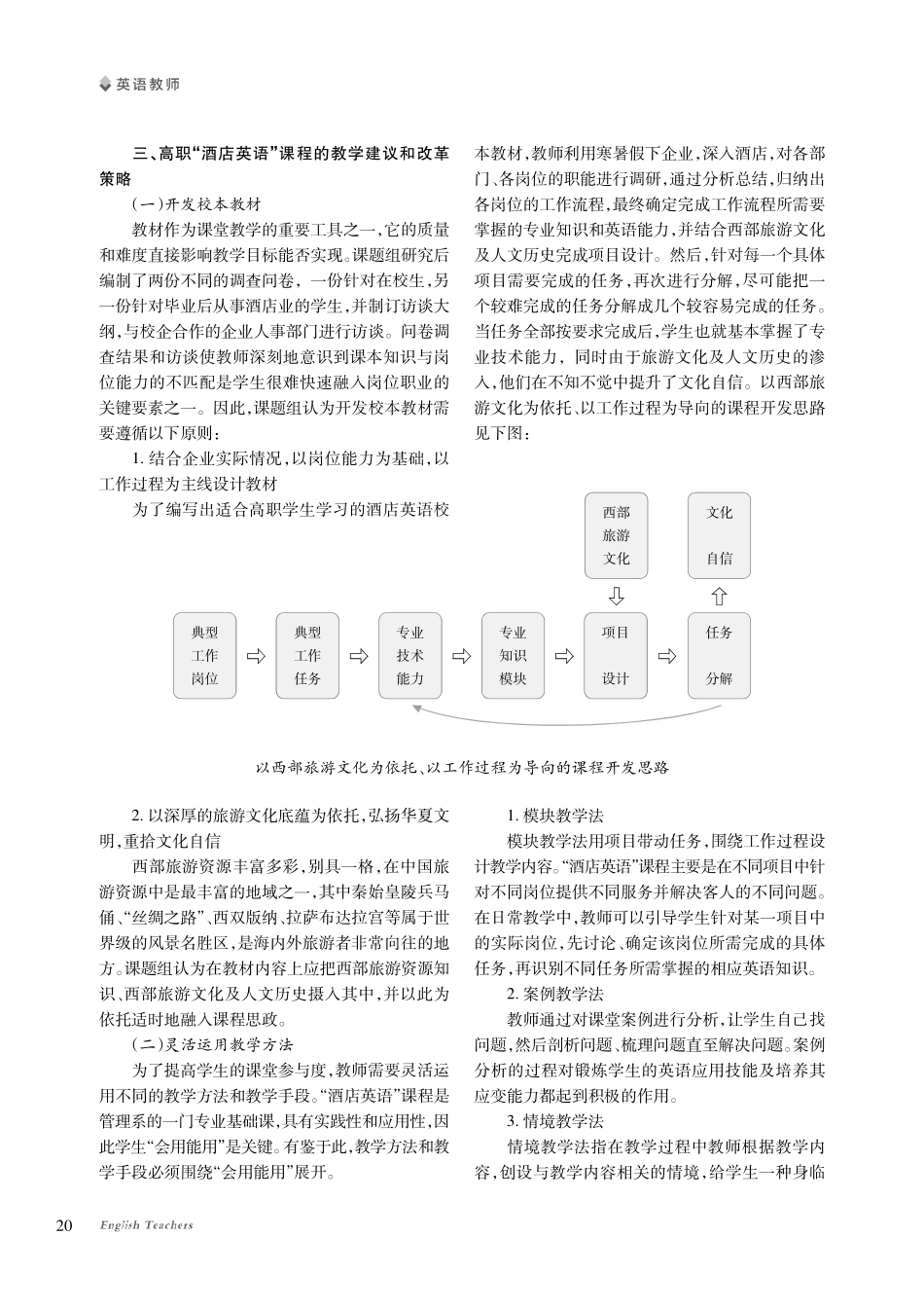 服务西部旅游的高职“酒店英语”课程改革探索.pdf_第2页