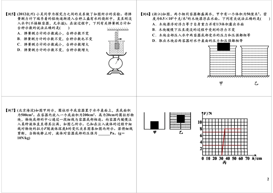 中考最难题型：浮力与压强综合计算(2).pdf_第2页