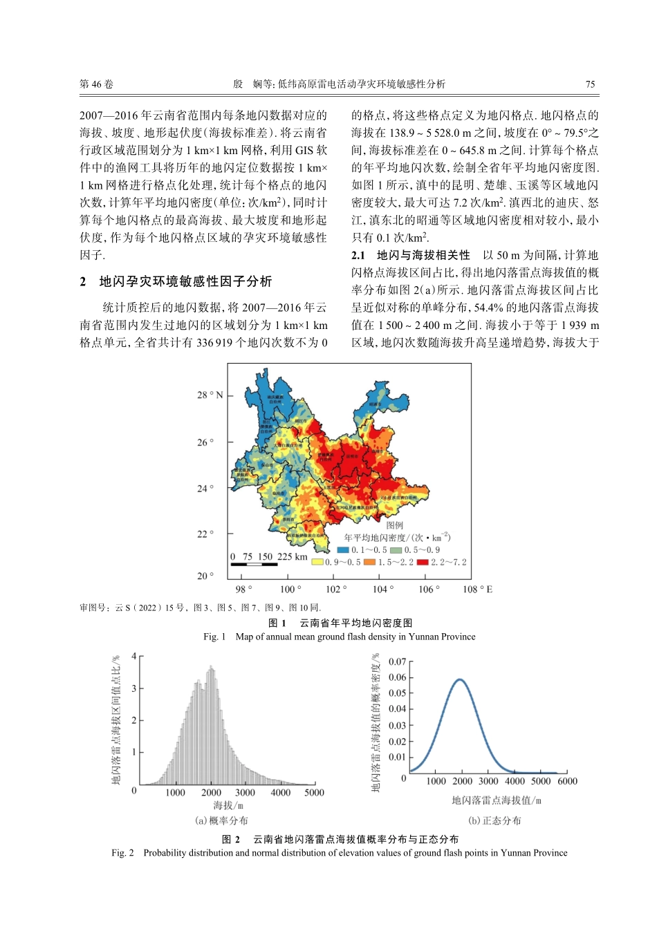 低纬高原雷电活动孕灾环境敏感性分析.pdf_第2页