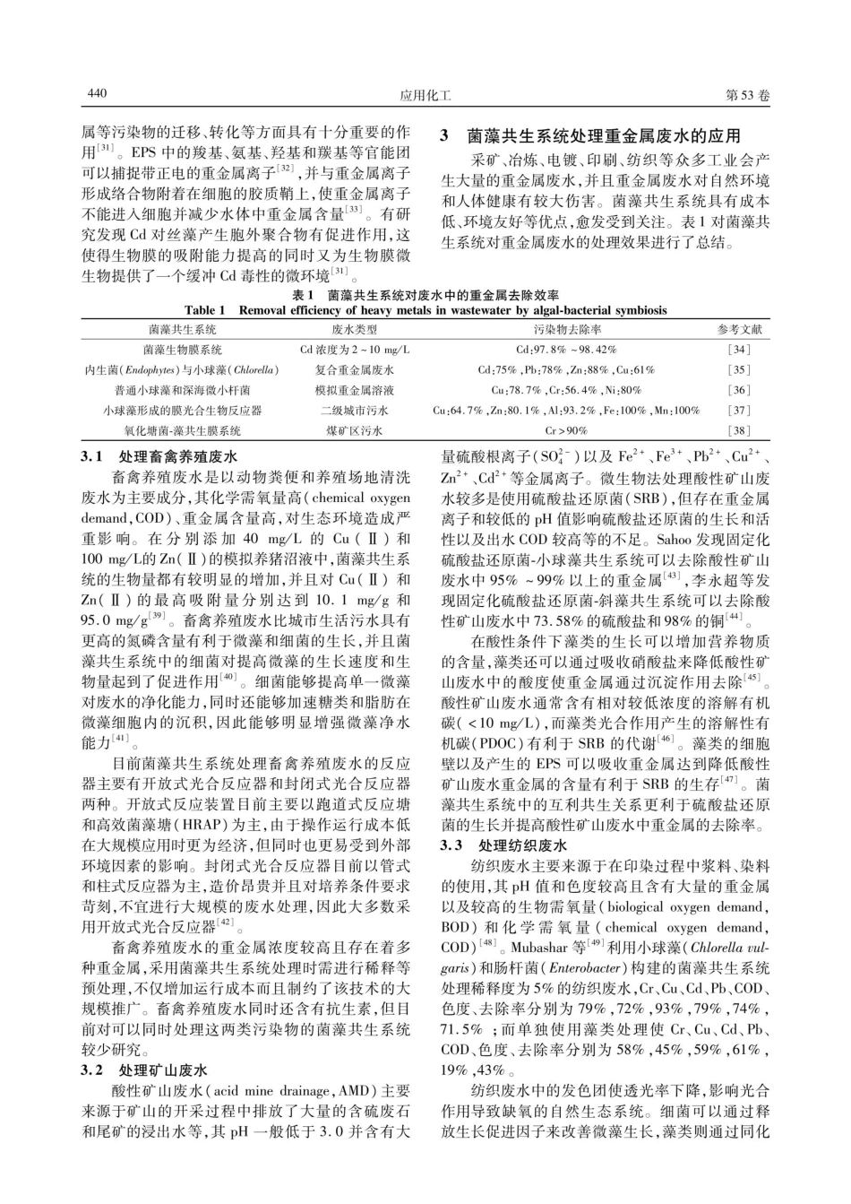 菌藻共生系统处理重金属废水的机理及其应用进展.pdf_第3页