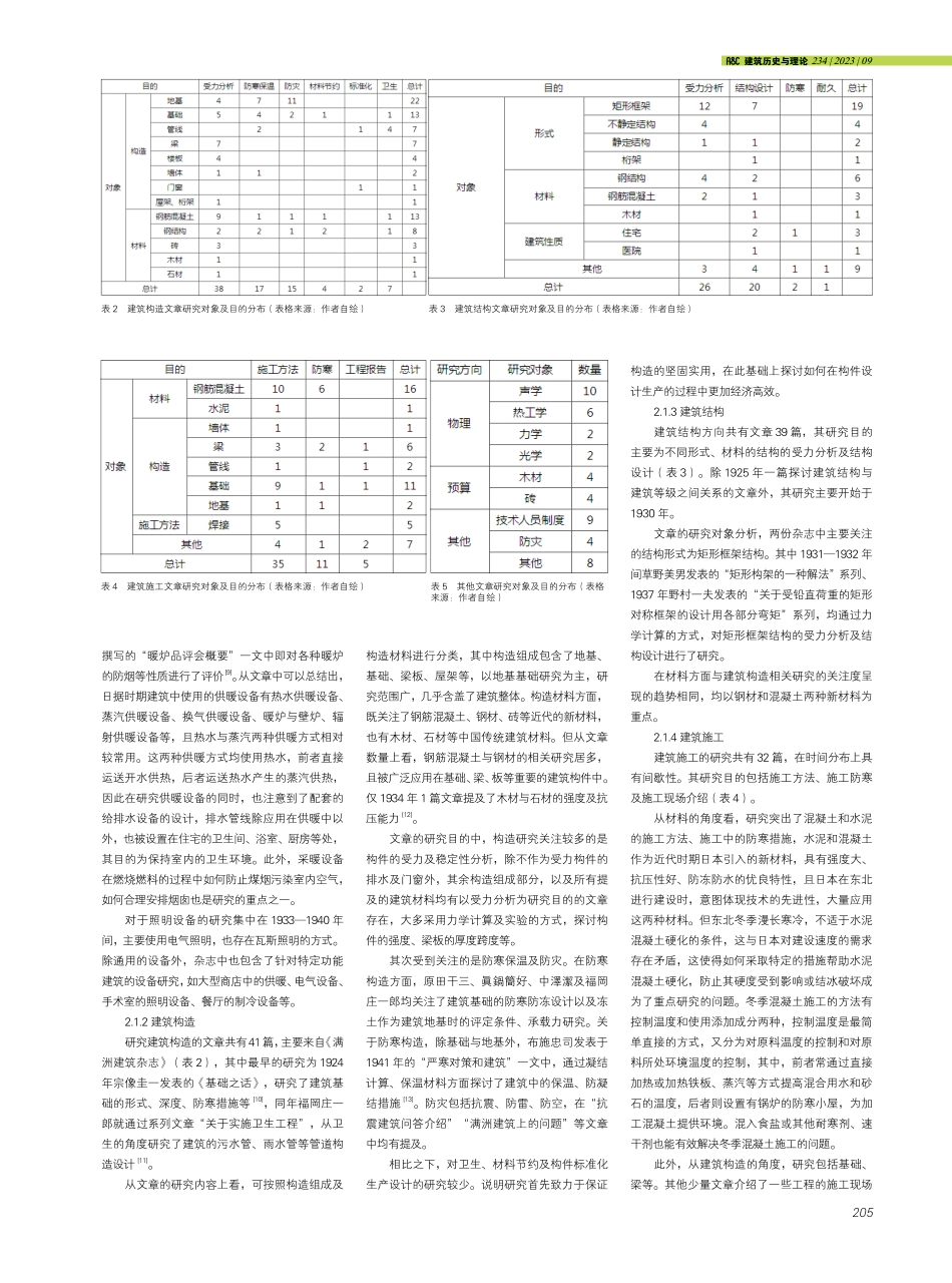 近代东北建筑技术材料研究状况--以《满洲建筑杂志》及《满洲技术协会志》为中心.pdf_第3页