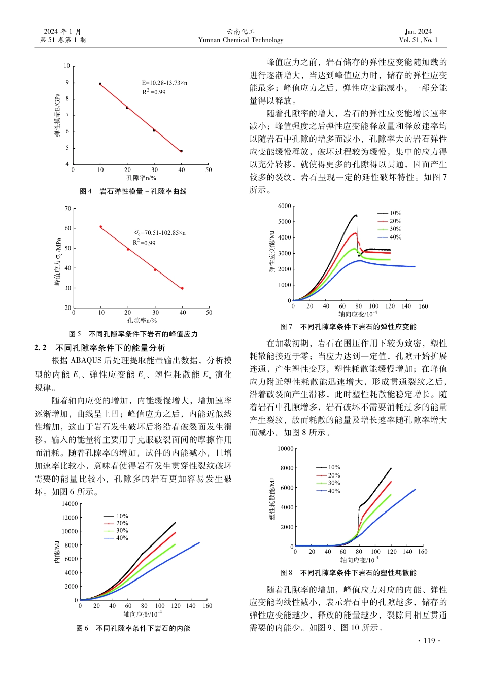 孔隙率对岩石力学性质和能量耗散影响的数值模拟.pdf_第3页