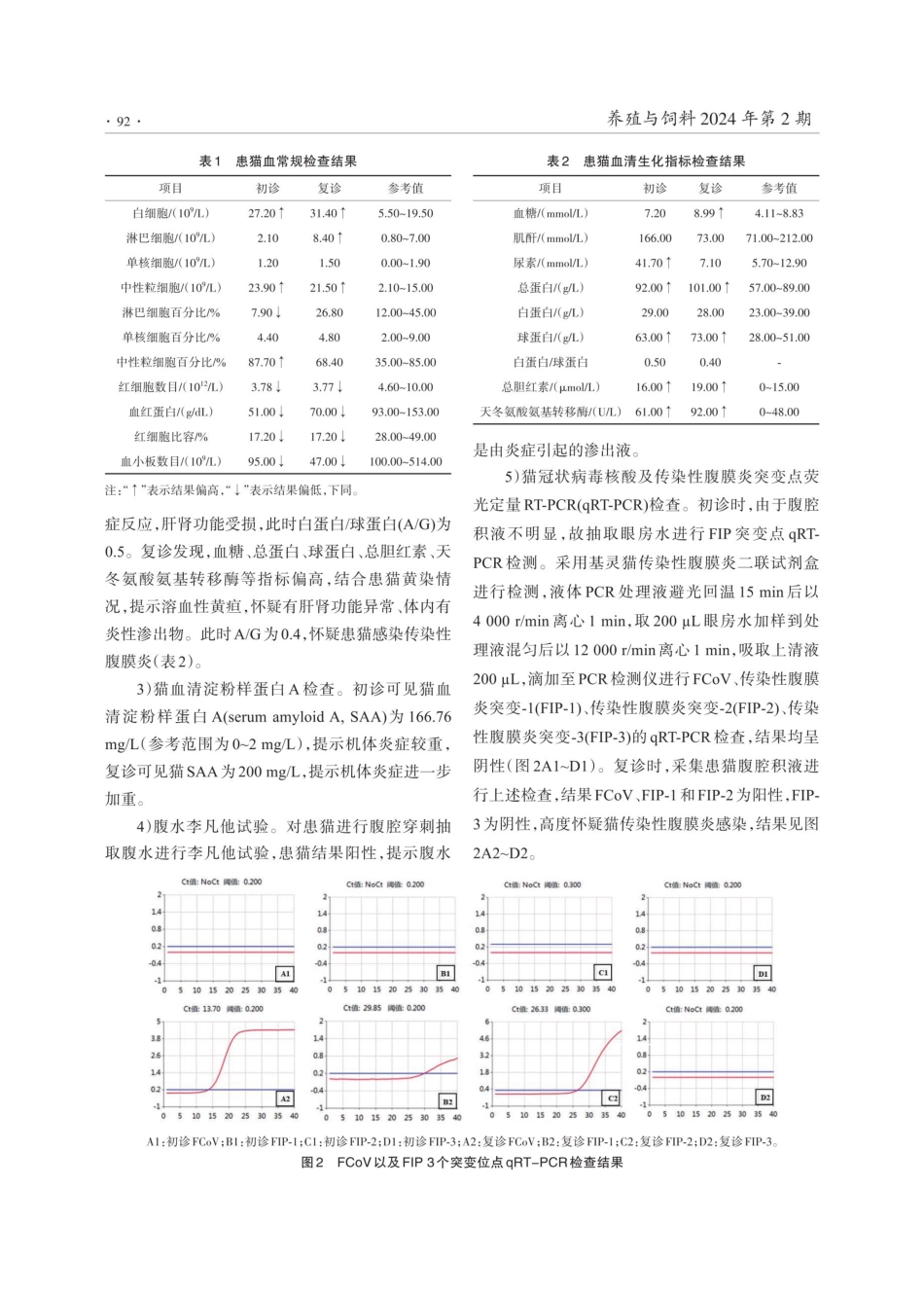 猫传染性腹膜炎的诊断及中西医结合治疗.pdf_第2页