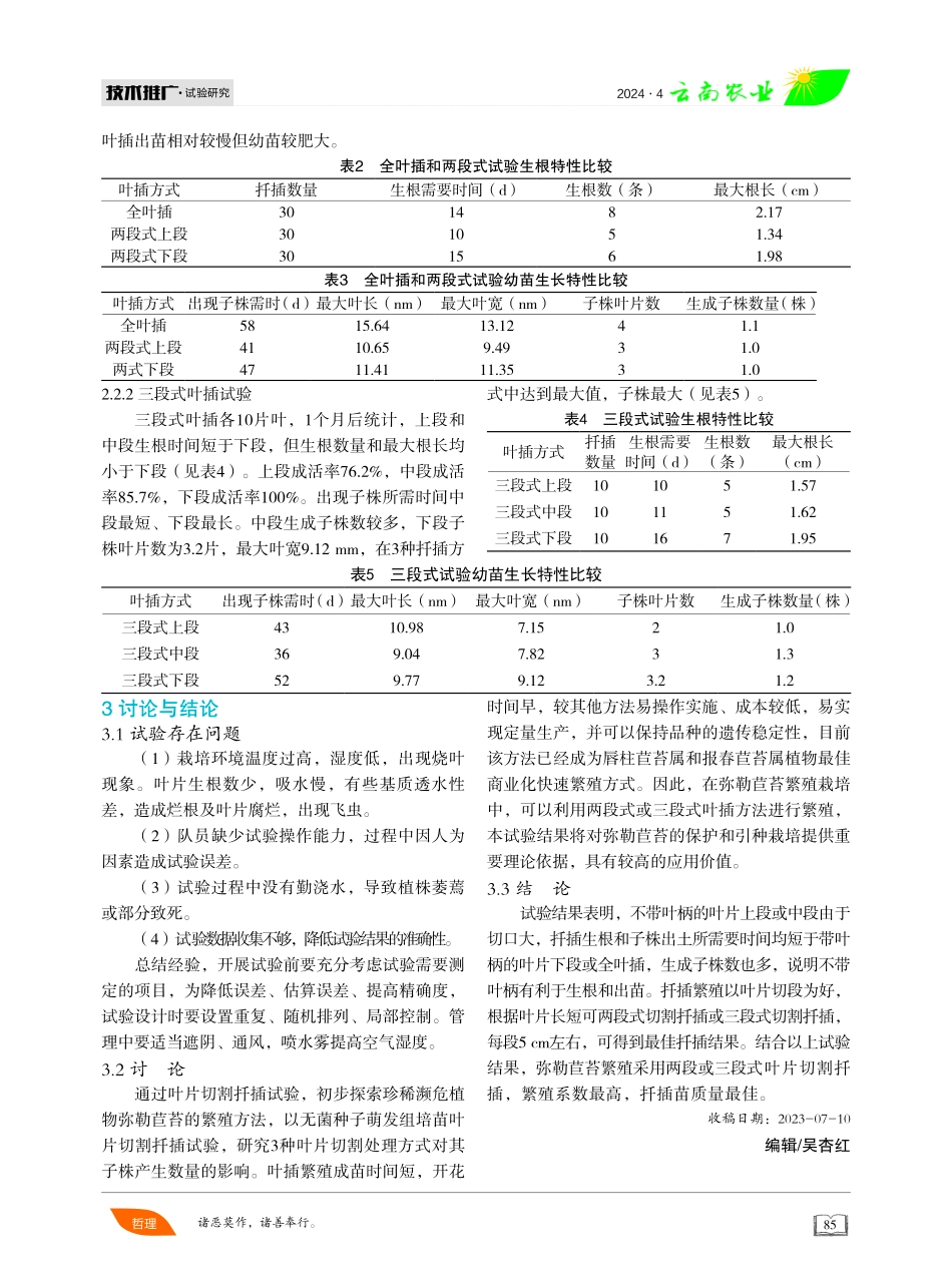弥勒苣苔叶插繁殖试验研究.pdf_第3页