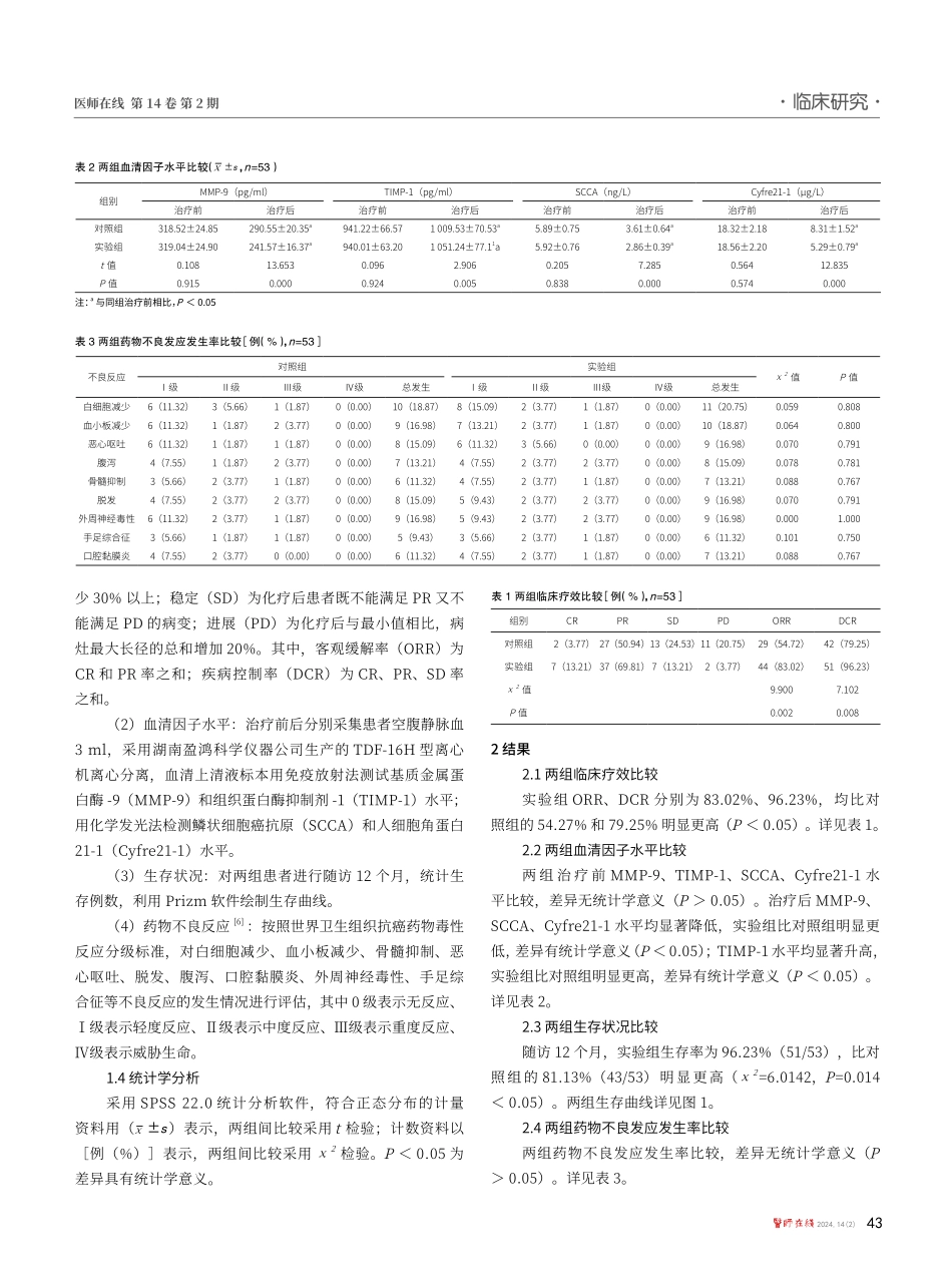 卡瑞利珠单抗联合斑蝥酸钠维生素B_%286%29治疗非小细胞肺癌患者的效果观察.pdf_第2页