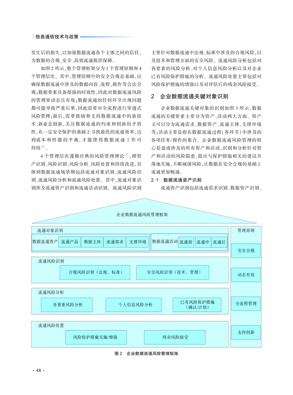 浅谈企业数据流通风险管理框架的构建.pdf_第2页