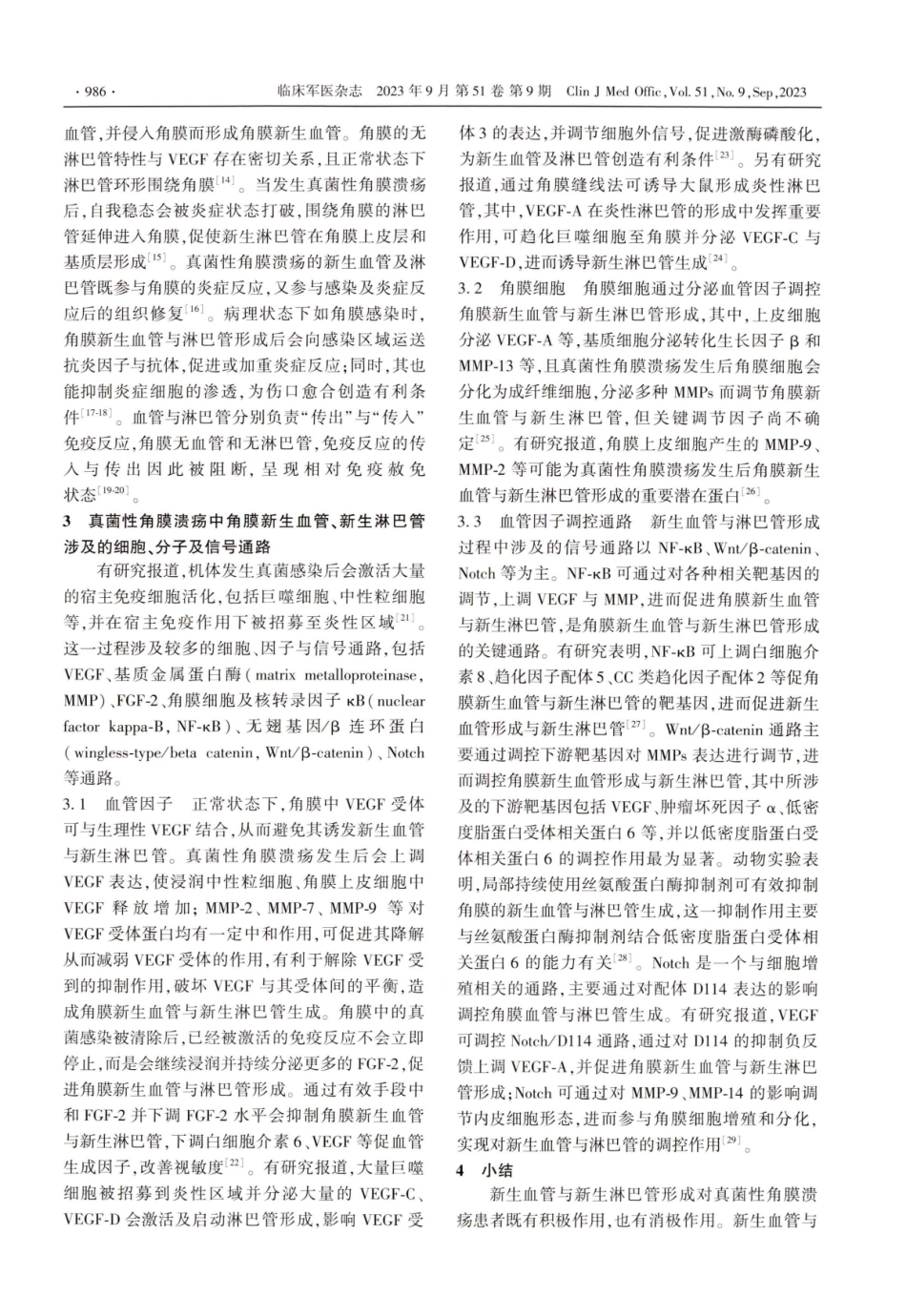 角膜新生血管与新生淋巴管对真菌性角膜溃疡影响研究进展.pdf_第2页